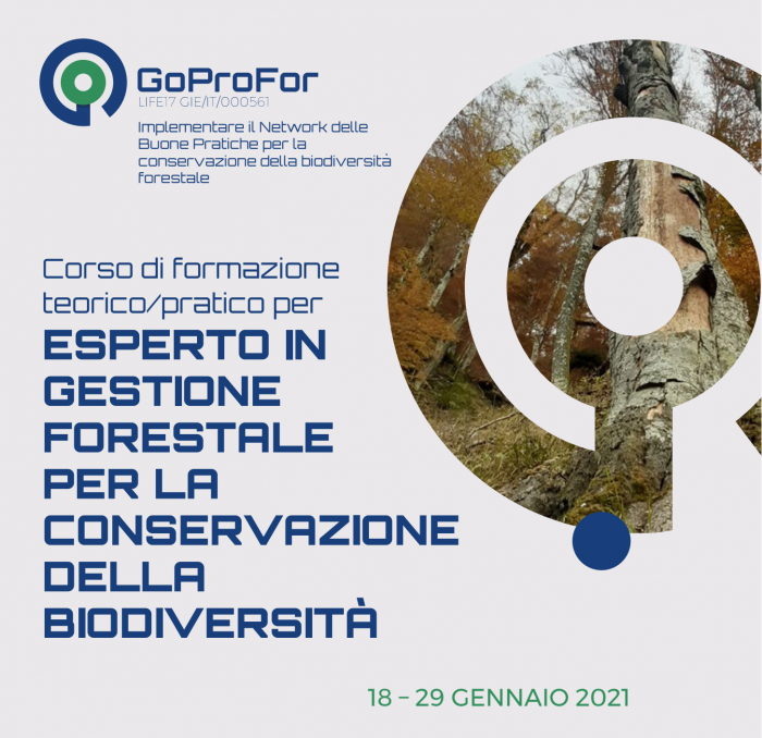 LIVELLO 1 Corso di formazione teorico/pratico per ESPERTO IN GESTIONE FORESTALE PER LA CONSERVAZIONE DELLA BIODIVERSITA'